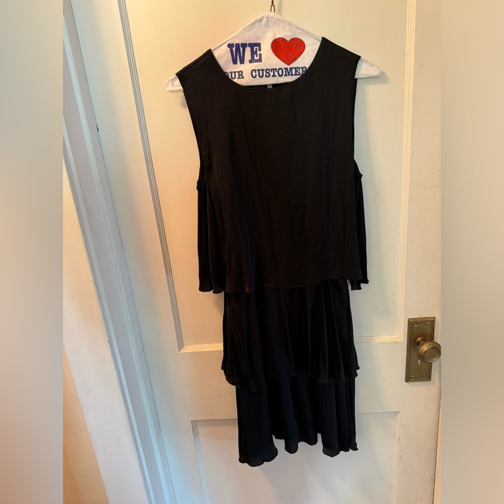 Black layered dress